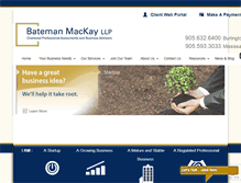 Tablet Screenshot of batemanmackay.com